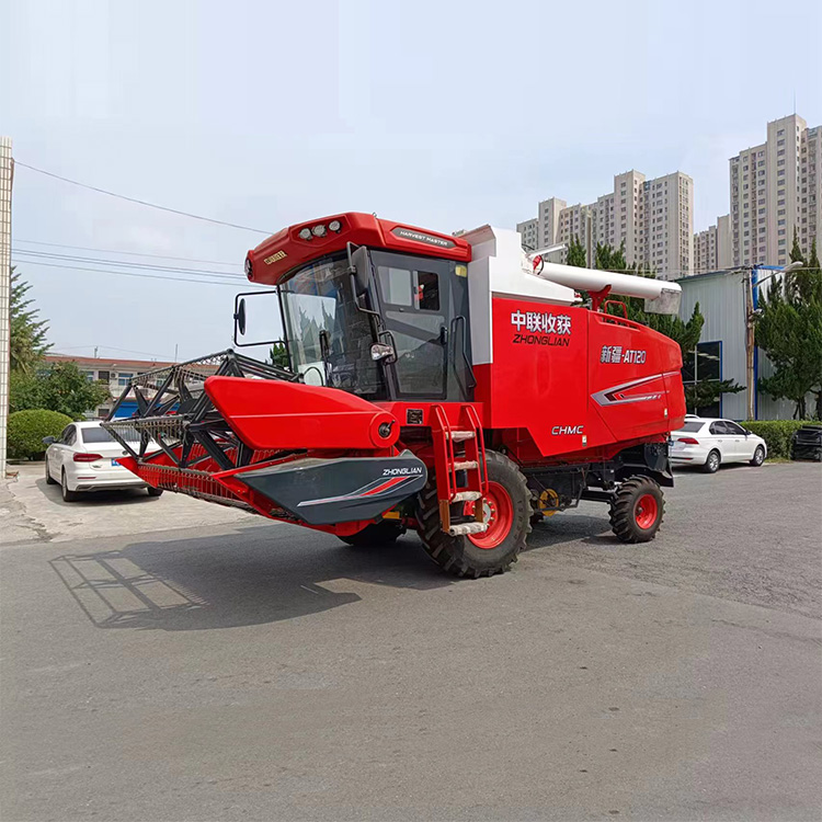 不朽情缘官网登录入口收获新疆AT120中大型纵轴流联合收割机